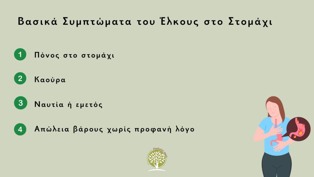 Συμπτώματα έλκους